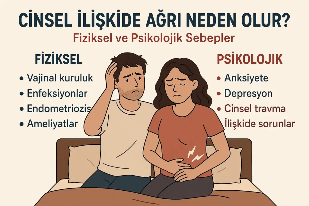 Cinsel İlişkide Ağrı Neden Olur? Fiziksel ve Psikolojik Sebepler